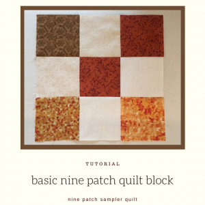 Nine Patch Quilt Block Workbook | Epida Studio
