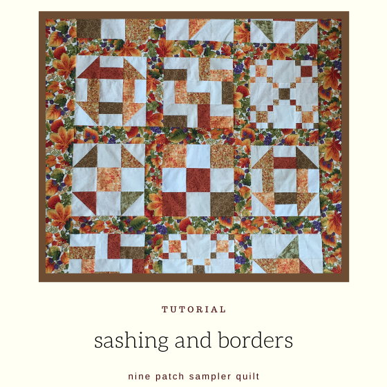 Quilting Terms: Quilting, Borders and Sashing