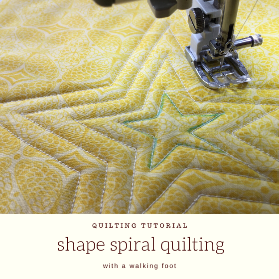 Spiral Shape Quilting Tutorial Epida Studio
