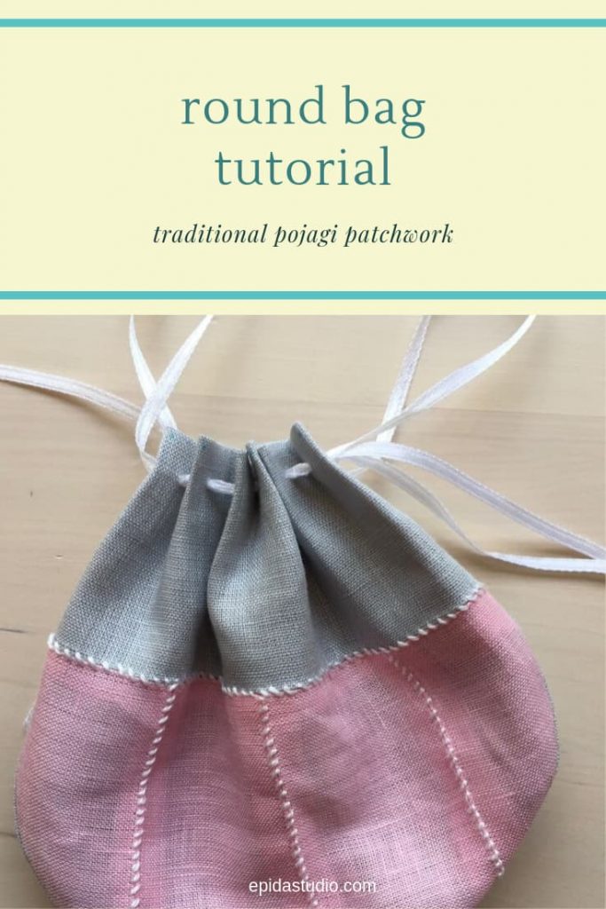 Small pojagi bag tutorial | Epida Studio