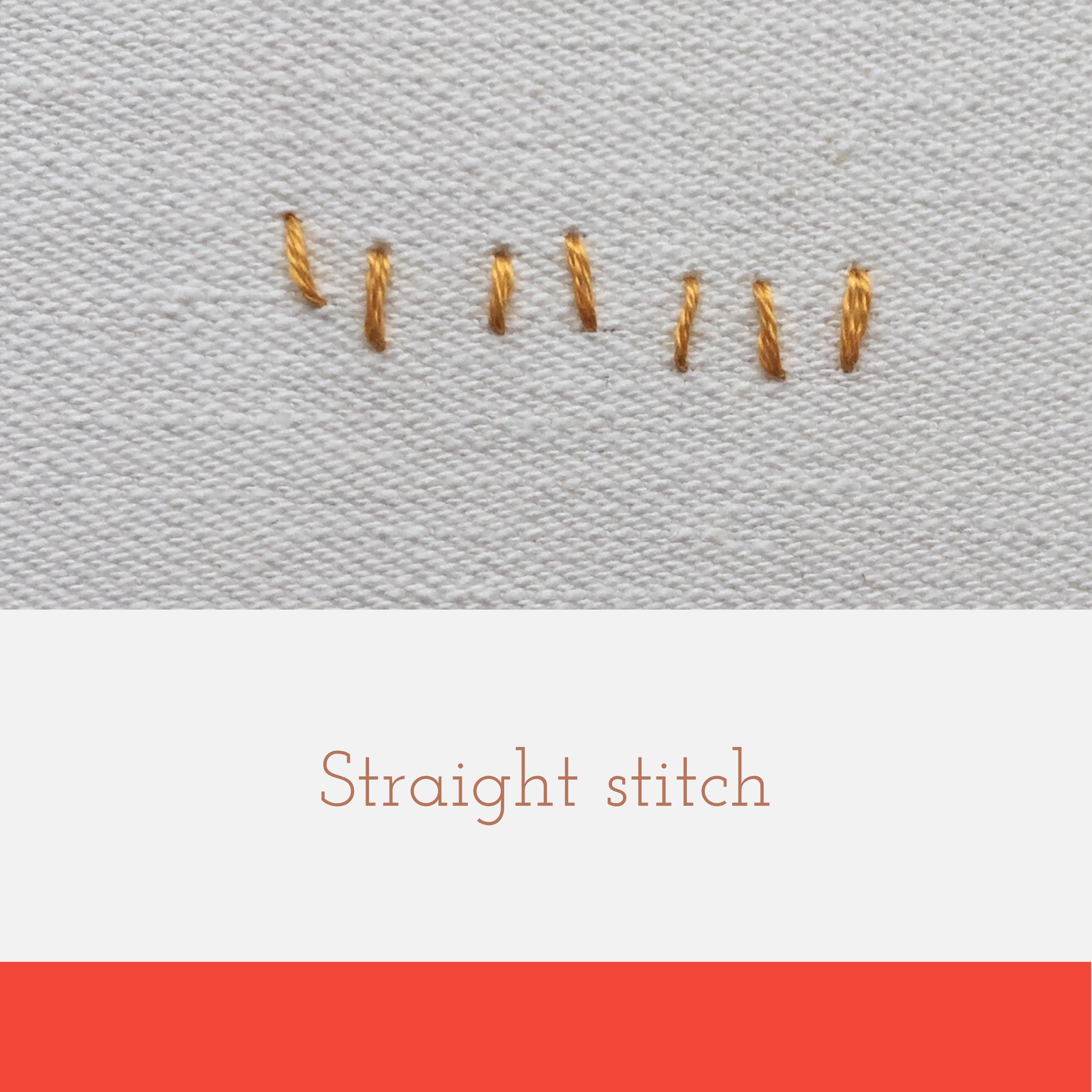 straight stitch freestyle embroidery tutorial