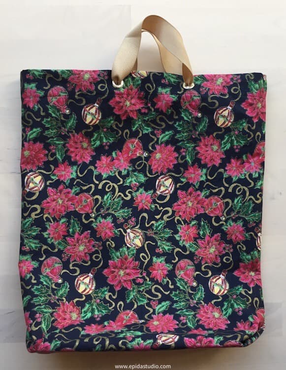 finished gift bag.