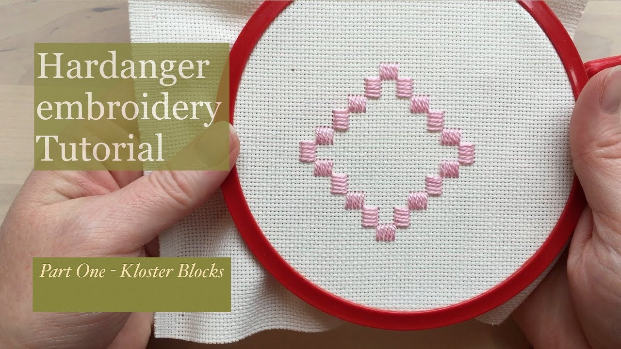 Everything you need for hardanger embroidery