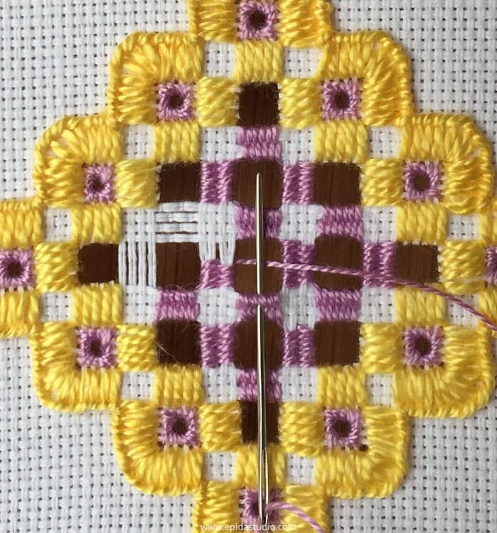 first corner of a dove's eye.