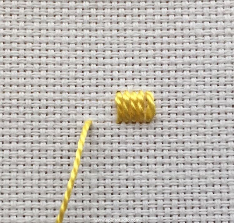 first kloster block in hardanger embroidery.