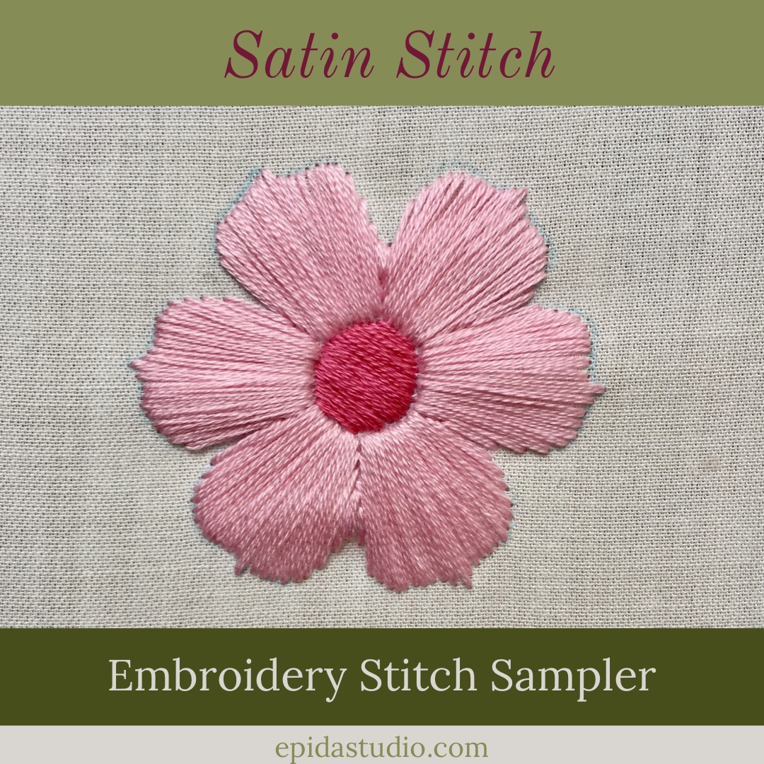 Satin stitch tutorial