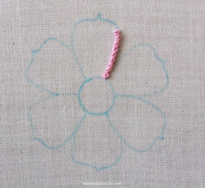 How to Back Stitch and Make French Knots on Cross Stitch Patterns