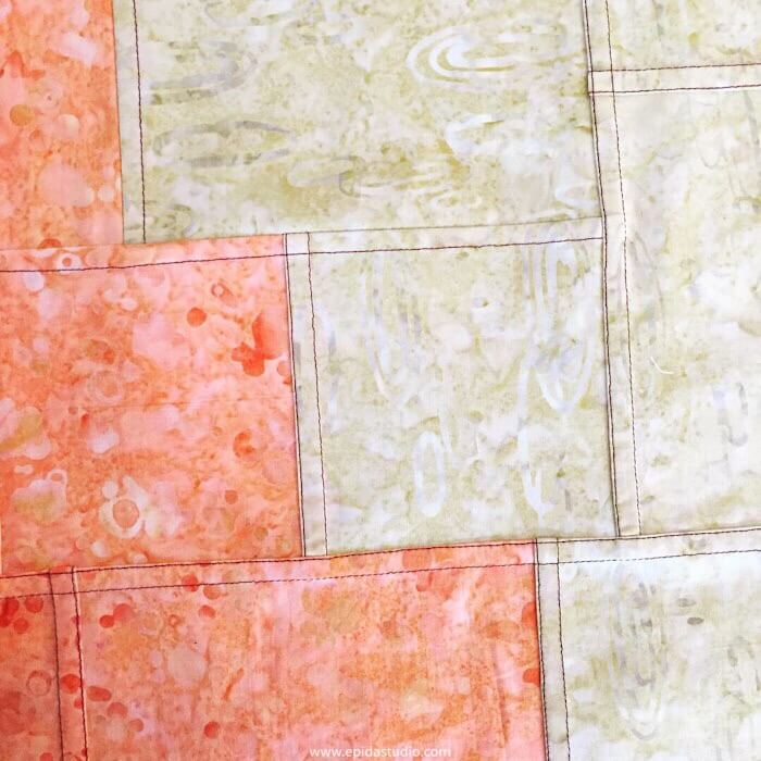yellow and orange patchwork