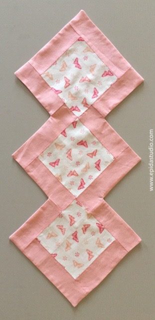 Diamonds Table Runner Pattern | Epida Studio