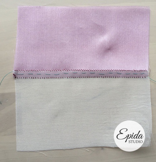 How to stitch a reversible pojagi seam by hand | Epida Studio