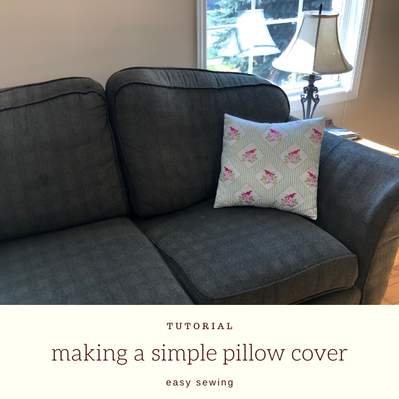 Sewing Simple Pillow Covers Epida Studio