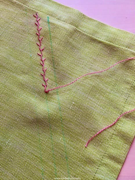 tutorial for feather stitch in freestyle embroidery