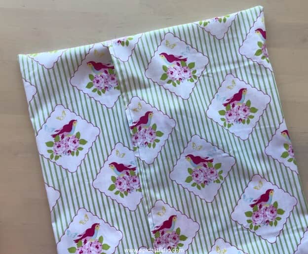 pillow cover back.