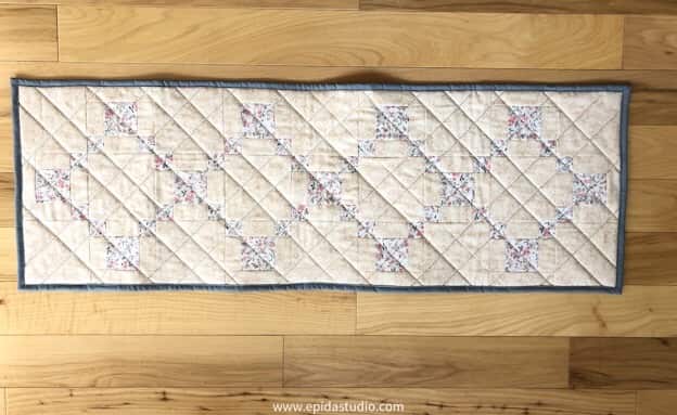 Fill in the Blanks Jr. Table Runner Pattern | Epida Studio
