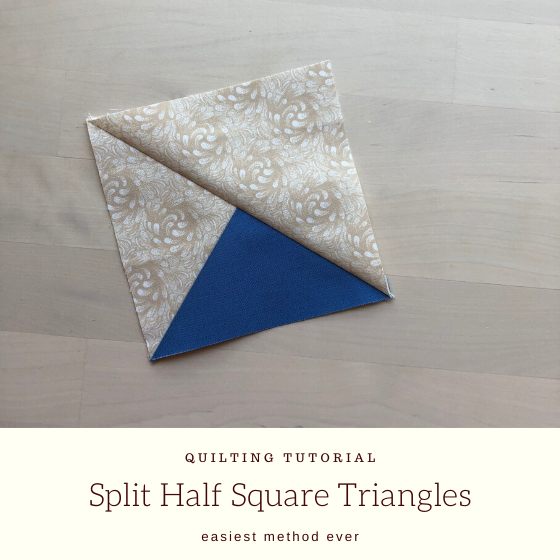 Split Half Square Triangles: the easiest method ever | Epida Studio