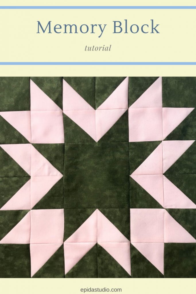 Memory quilt block Epida Studio