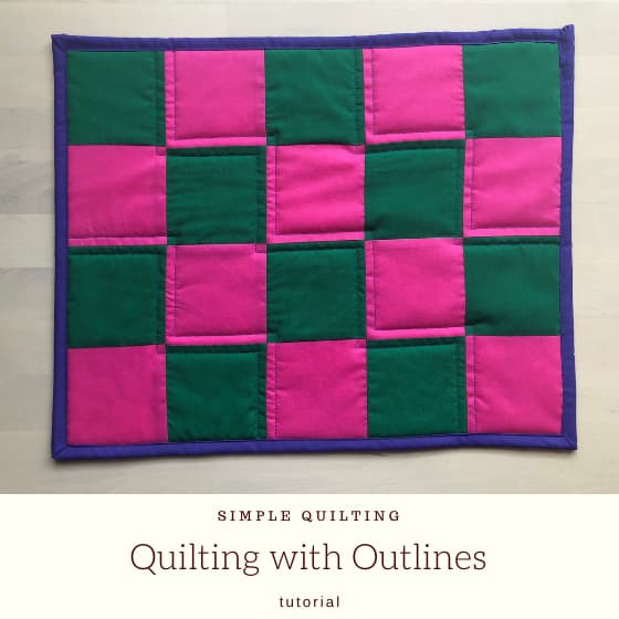 Simple Quilting with Outlines Epida Studio