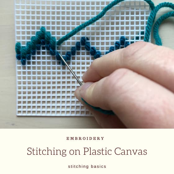 Stitching on Plastic Canvas