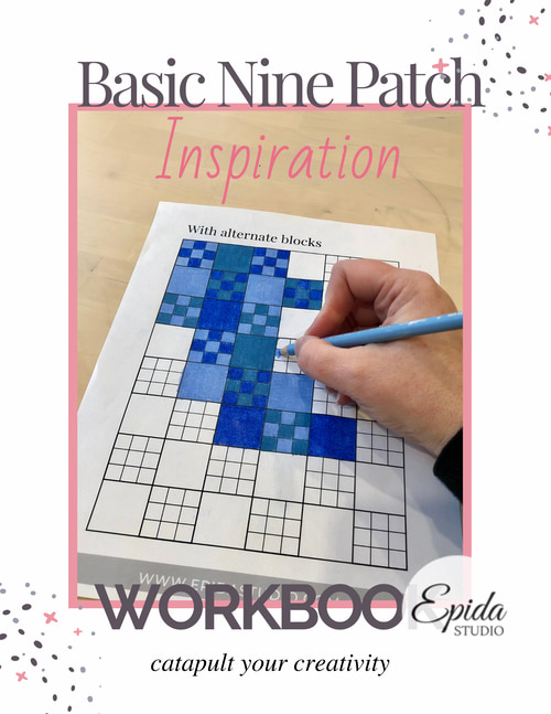 Nine Patch Quilt Block Workbook | Epida Studio