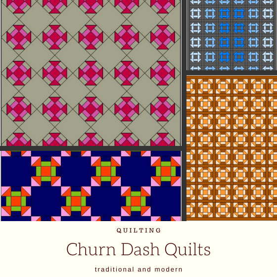 Churn Dash Quilt Variations Epida Studio