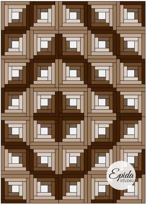 Log cabin quilt layout variations epida studio