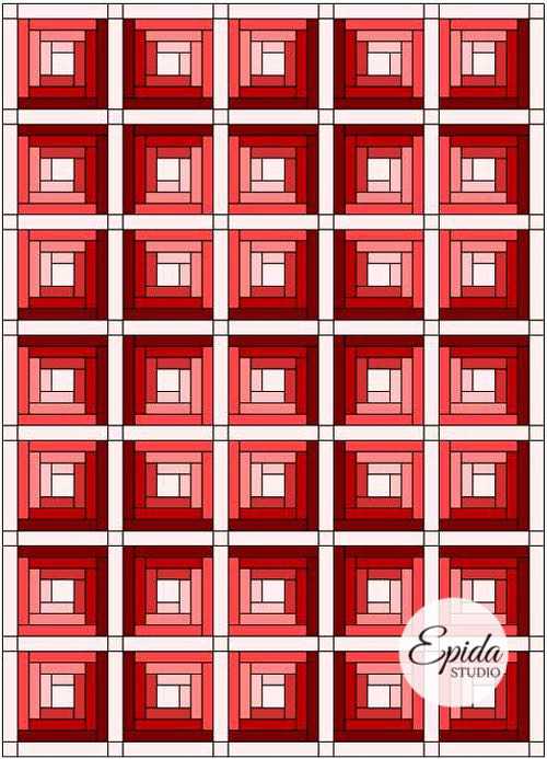 Log cabin quilt layout variations epida studio