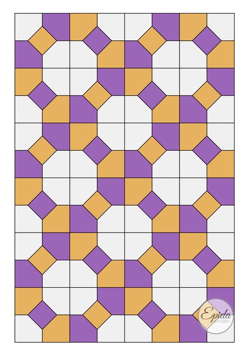 Easy Bow Tie Quilt Block | Epida Studio