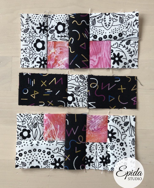 Star and Cross quilt block tutorial | Epida Studio