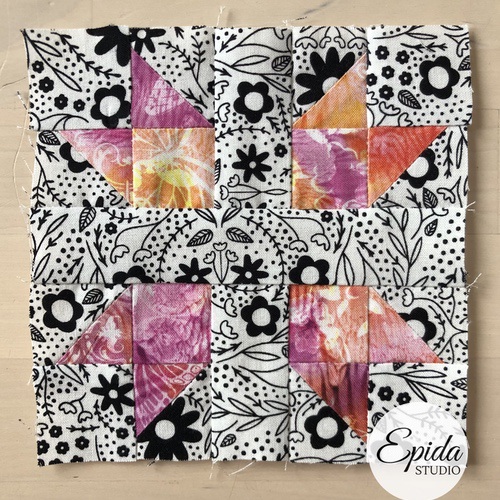 Greek Cross Quilt Block Tutorial | Epida Studio