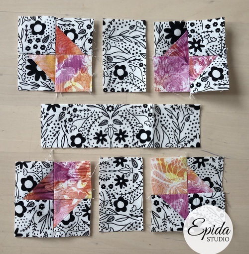 Greek Cross Quilt Block Tutorial | Epida Studio