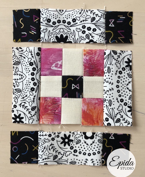 Cross Patch quilt block tutorial | Epida Studio
