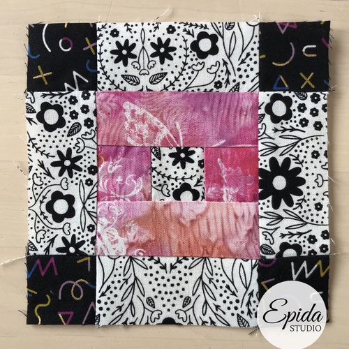 Squared Up quilt block tutorial | Epida Studio